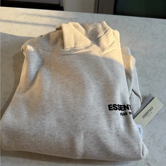 Essentials Light Oatmeal Sweatshirt - Picture 1 of 4